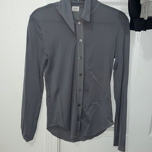 Wilfred long sleeve button up top